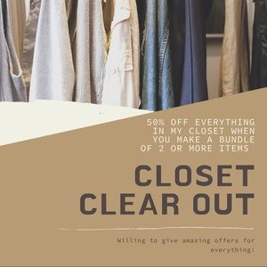 **CLOSET CLEAR OUT** Sale 50% Half Off Bundle Deal
